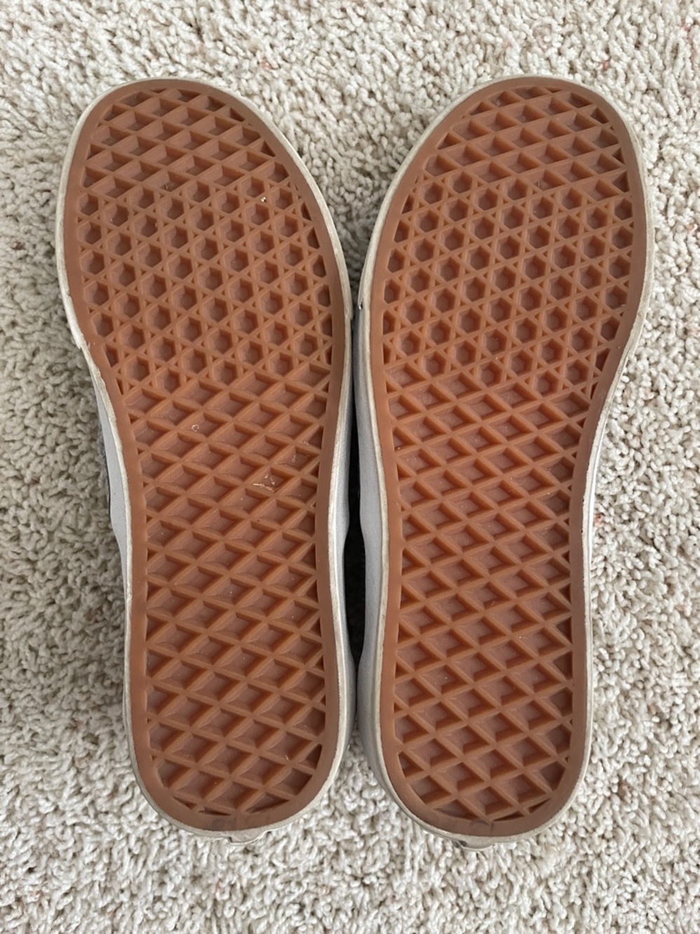 Vans Slip-On Corduroy Loafers in Gray and White - Picture 9 of 10